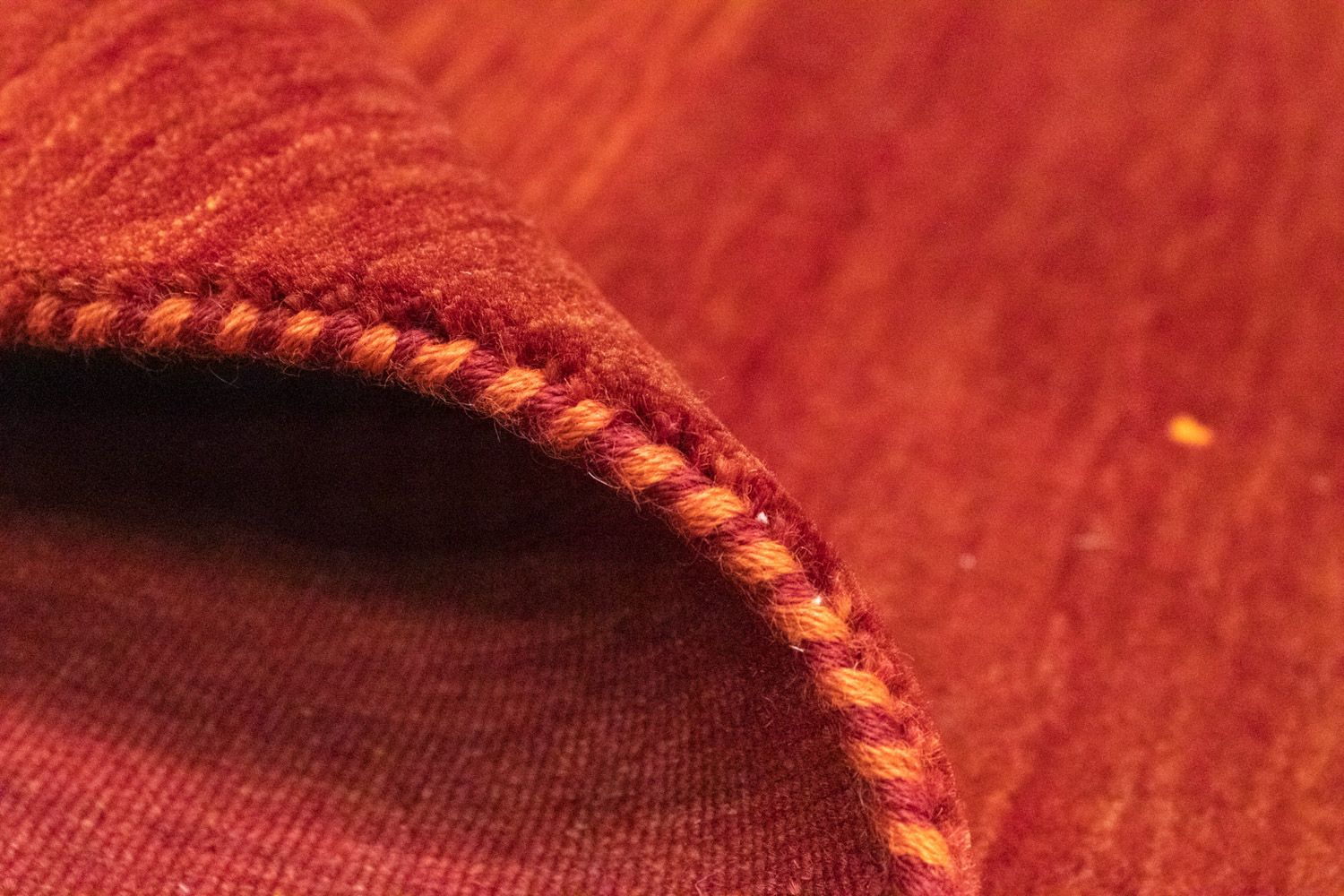 Gabbeh Teppich - Loribaft Softy 239 x 175 cm - rot