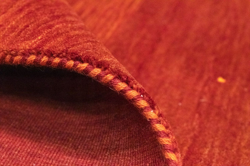 Gabbeh Teppich - Loribaft Softy 239 x 175 cm - rot