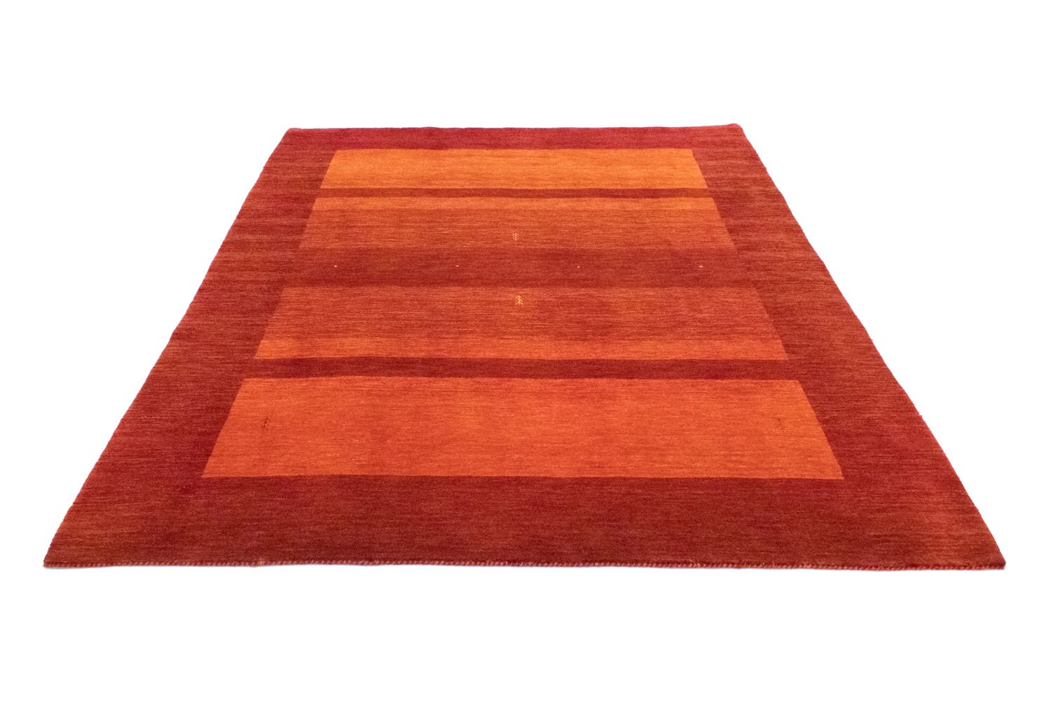 Gabbeh Teppich - Loribaft Softy 239 x 175 cm - rot