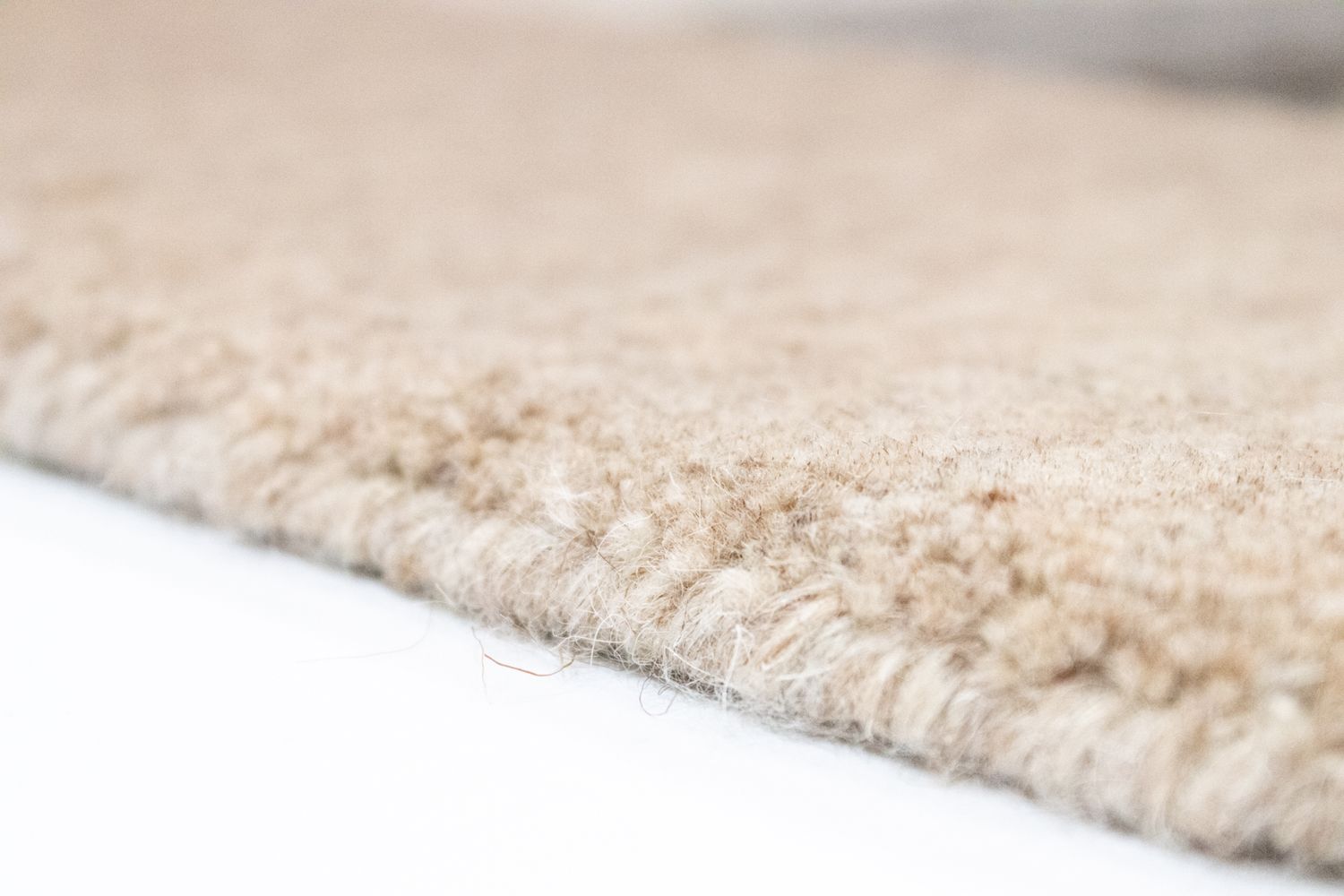 Gabbeh Teppich - Loribaft Softy 245 x 169 cm - beige