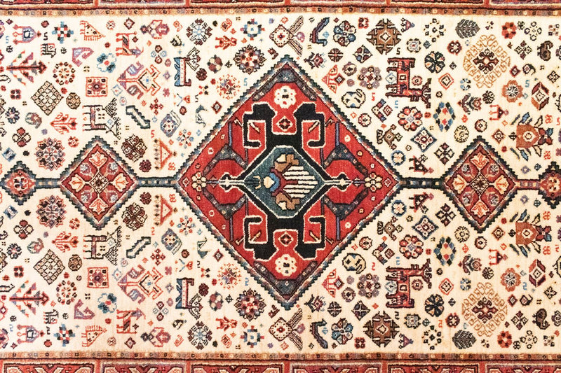Perserteppich - Nomadic 200 x 154 cm - beige
