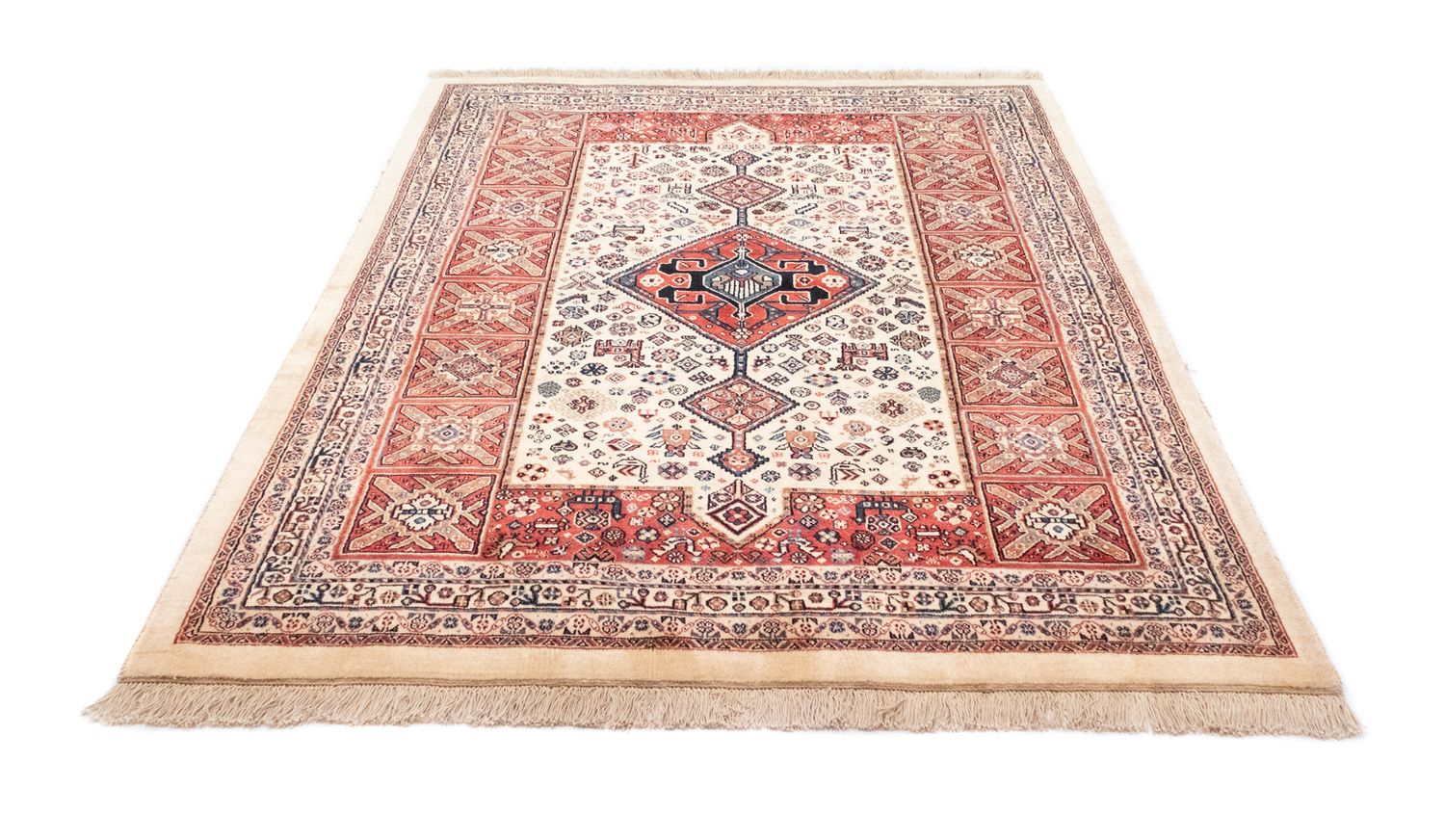 Perserteppich - Nomadic 200 x 154 cm - beige