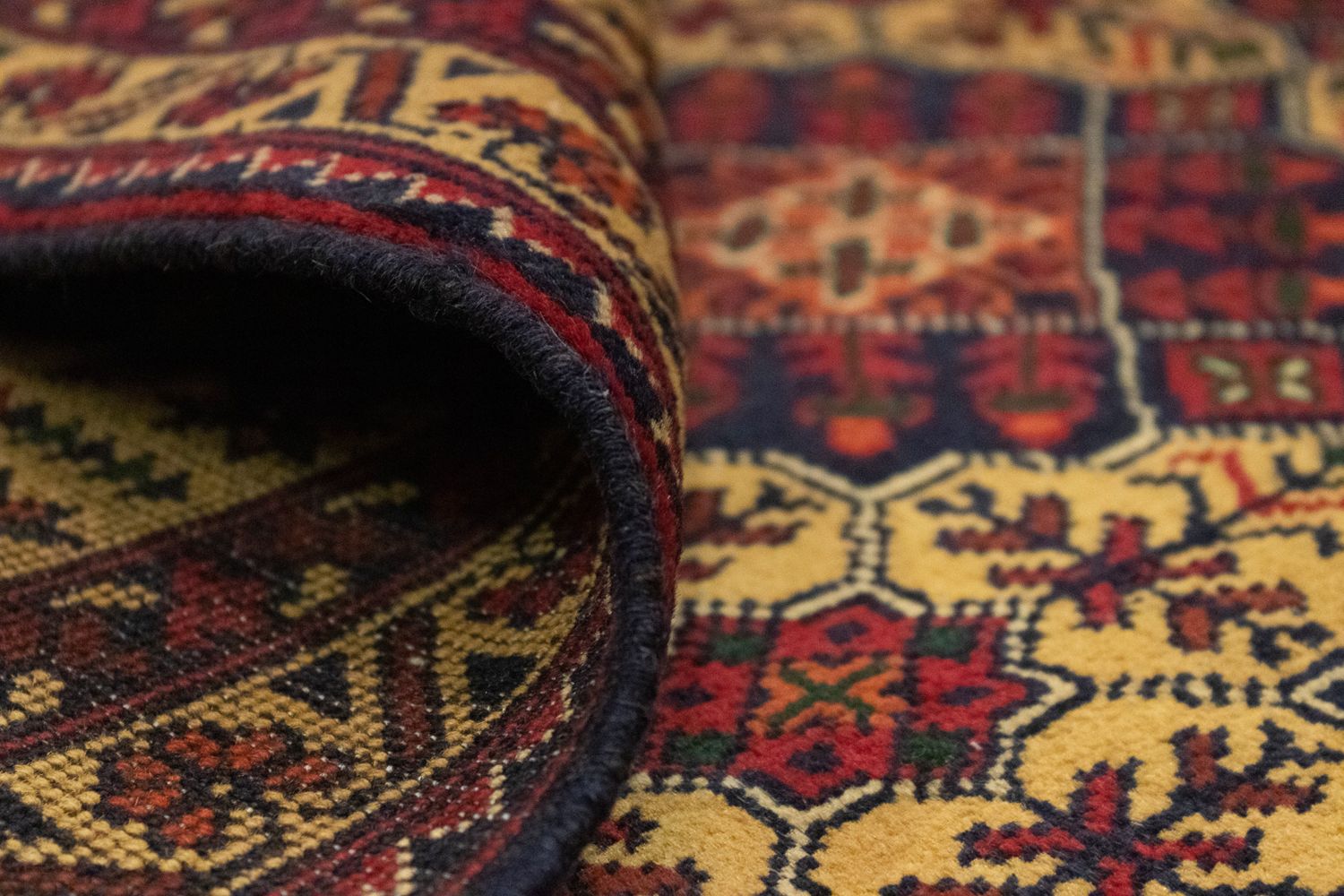 Afghan Teppich 190 x 152 cm
