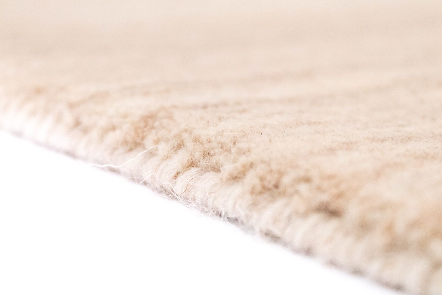 Gabbeh Teppich - Loribaft Softy 181 x 120 cm - beige
