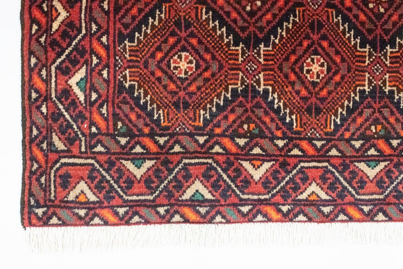 Belutsch Teppich 187 x 95 cm - rot