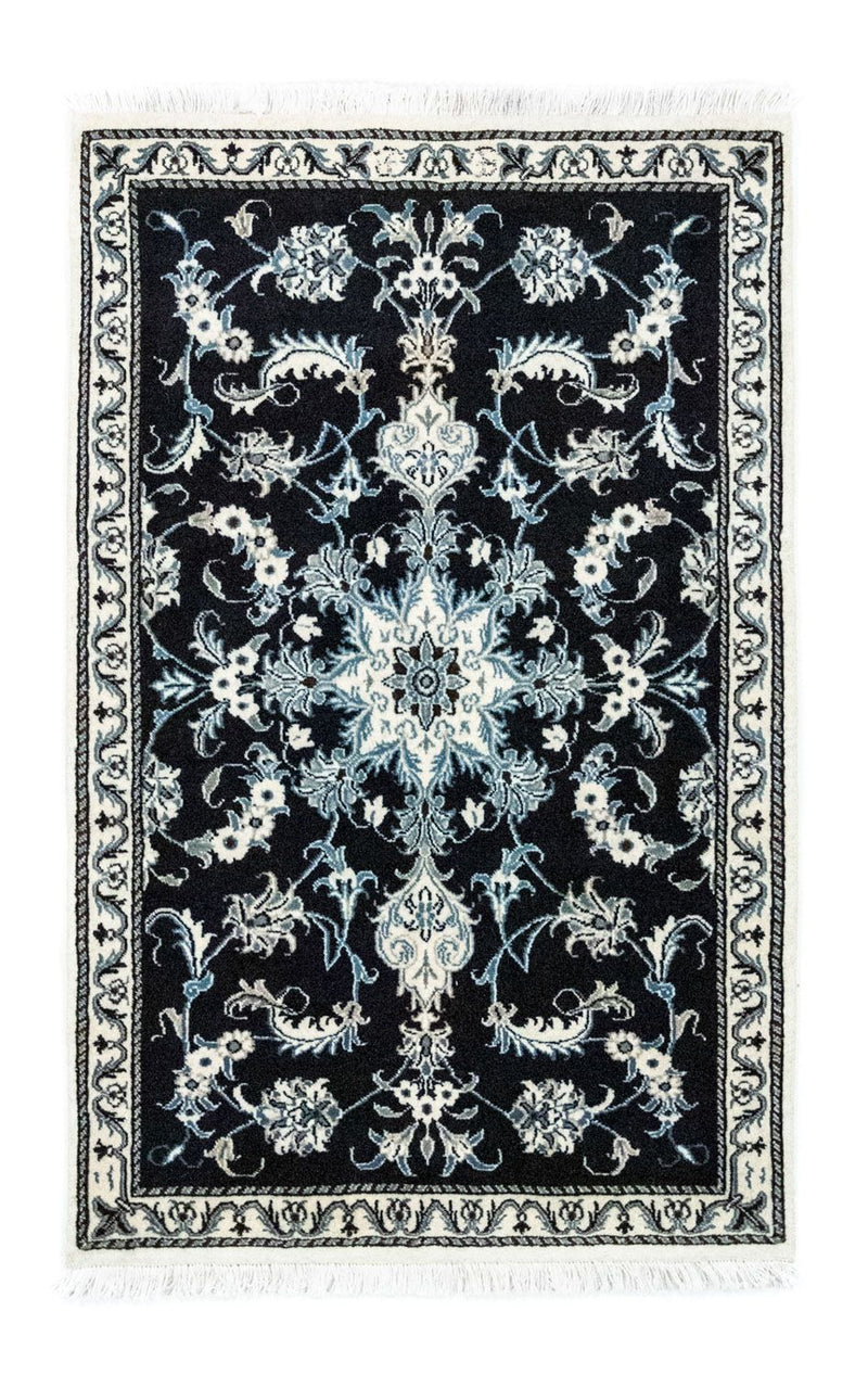 Perserteppich - Nain 136 x 90 cm - blau