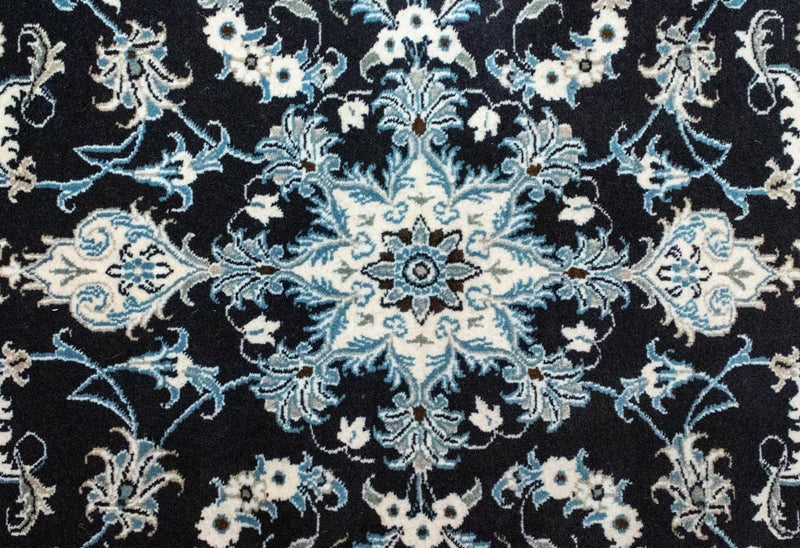 Perserteppich - Nain 136 x 90 cm - blau