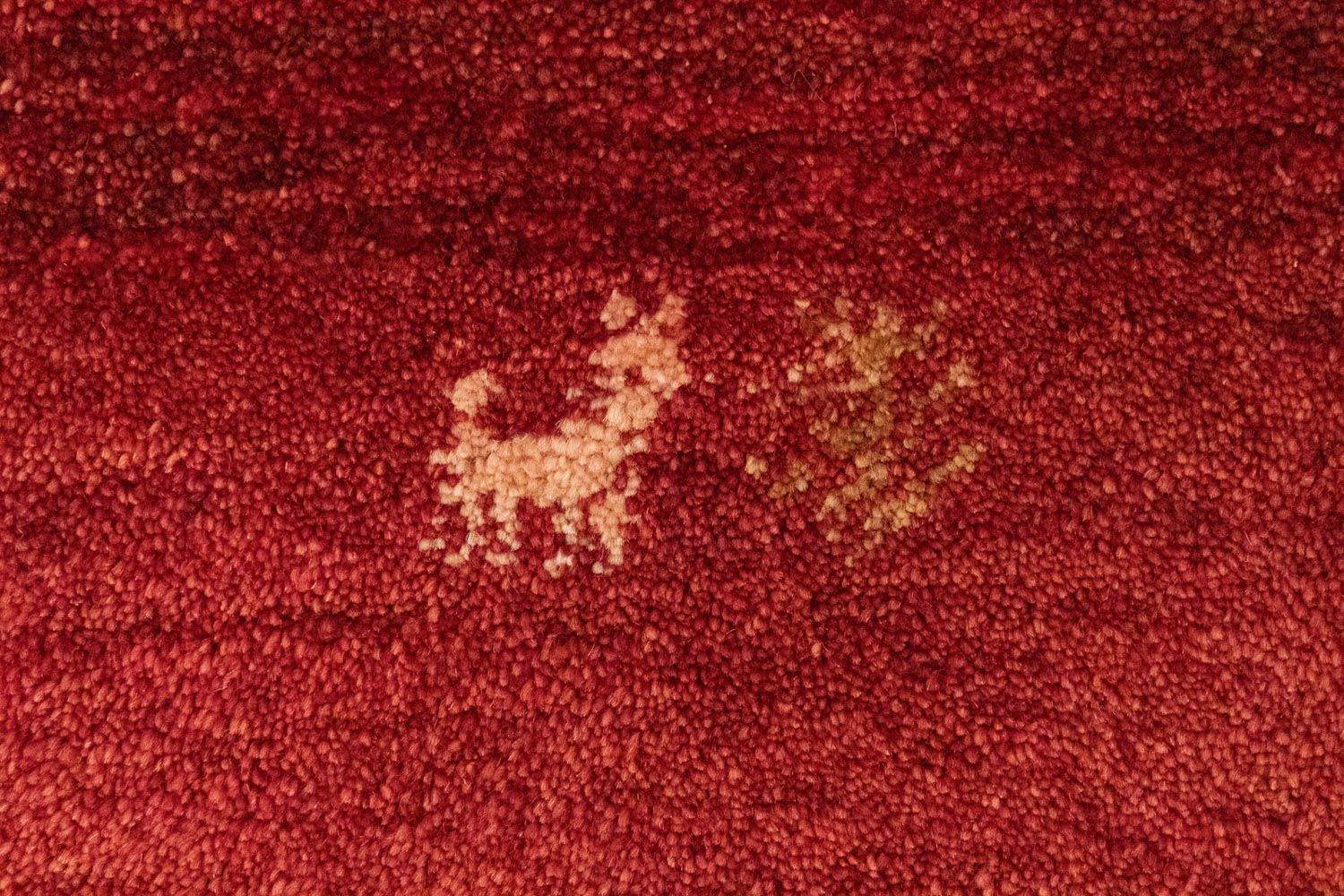 Gabbeh Teppich - Perser 145 x 100 cm - rot