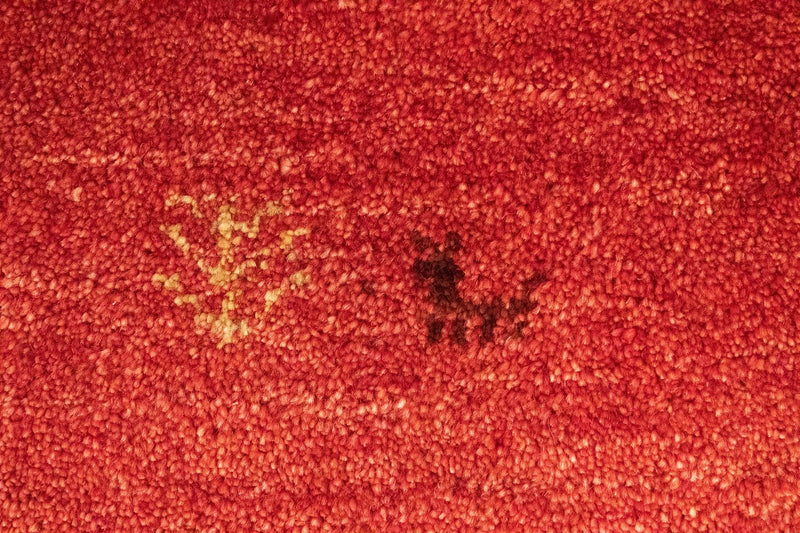 Gabbeh Teppich - Perser 147 x 94 cm - rot
