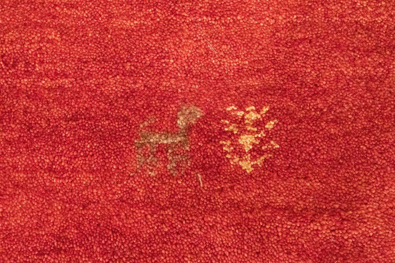 Gabbeh Teppich - Perser 145 x 100 cm - rot