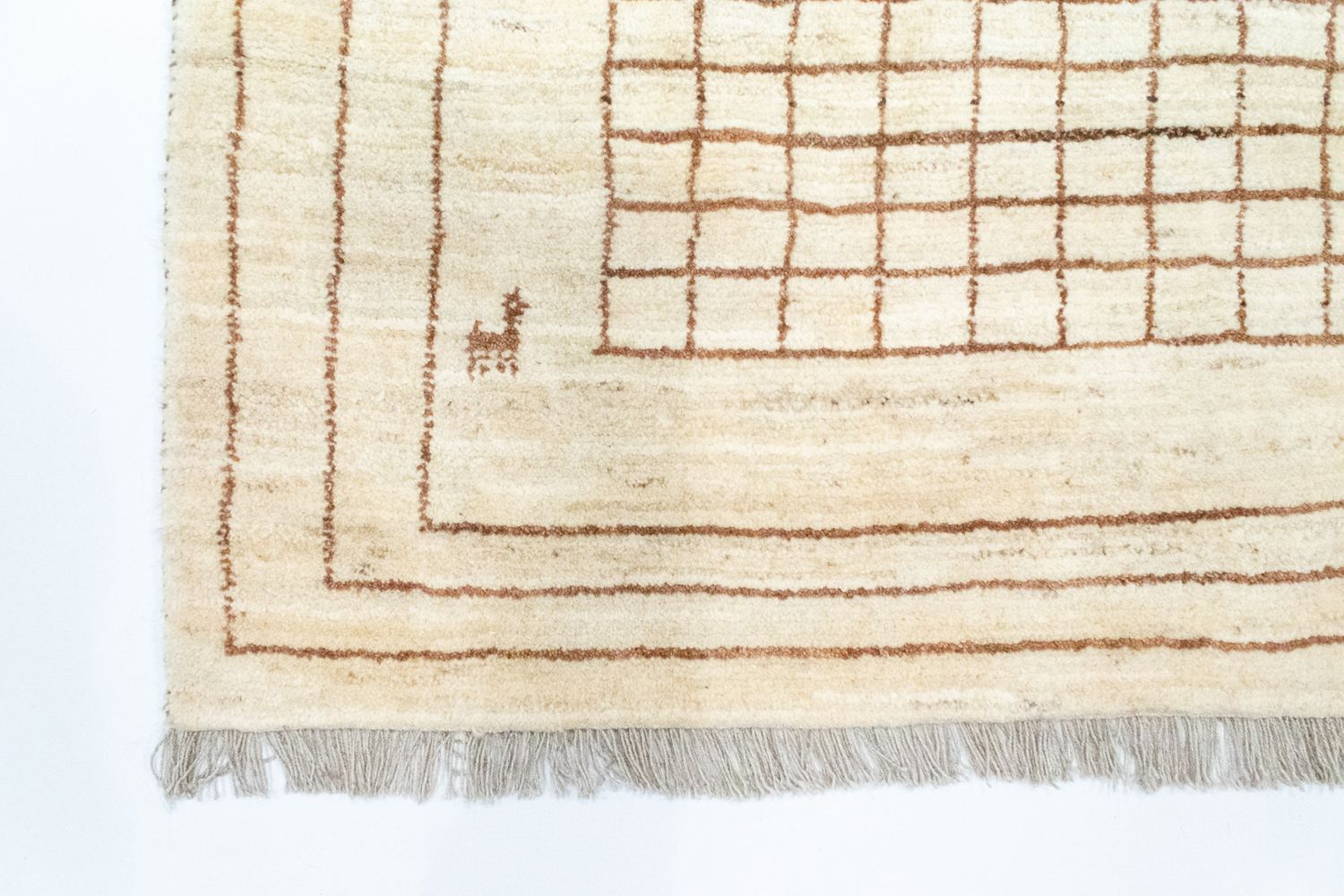 Gabbeh Teppich - Perser 145 x 100 cm - beige