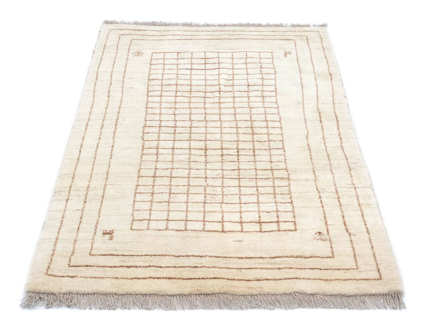 Gabbeh Teppich - Perser 145 x 100 cm - beige