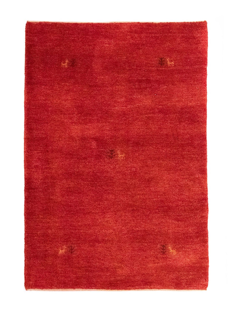 Gabbeh Teppich - Perser 147 x 99 cm - rot