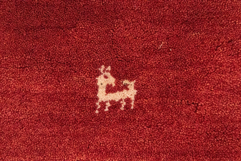Gabbeh Teppich - Perser 144 x 79 cm - rot