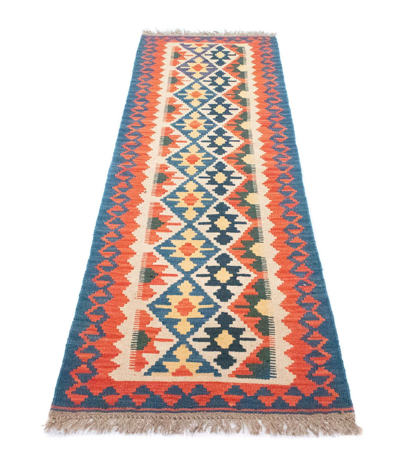 Kelim Teppich - Splash 207 x 60 cm - beige