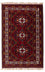 Afghan Teppich 145 x 93 cm - dunkelrot