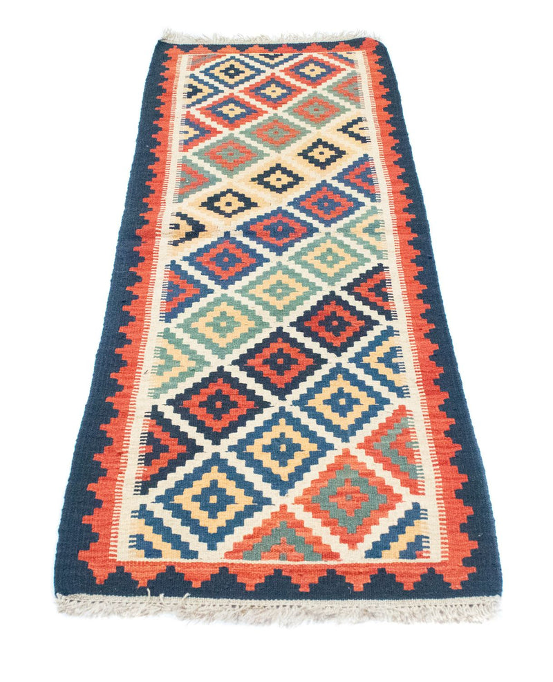 Kelim Teppich - Splash 182 x 62 cm - beige