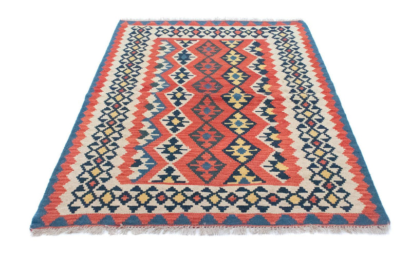 Kelim Teppich - Splash 174 x 128 cm - rot