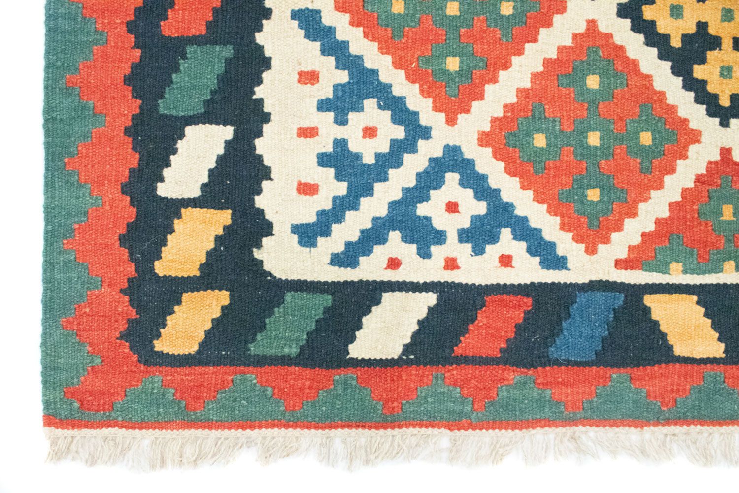 Kelim Teppich - Splash 150 x 104 cm - beige