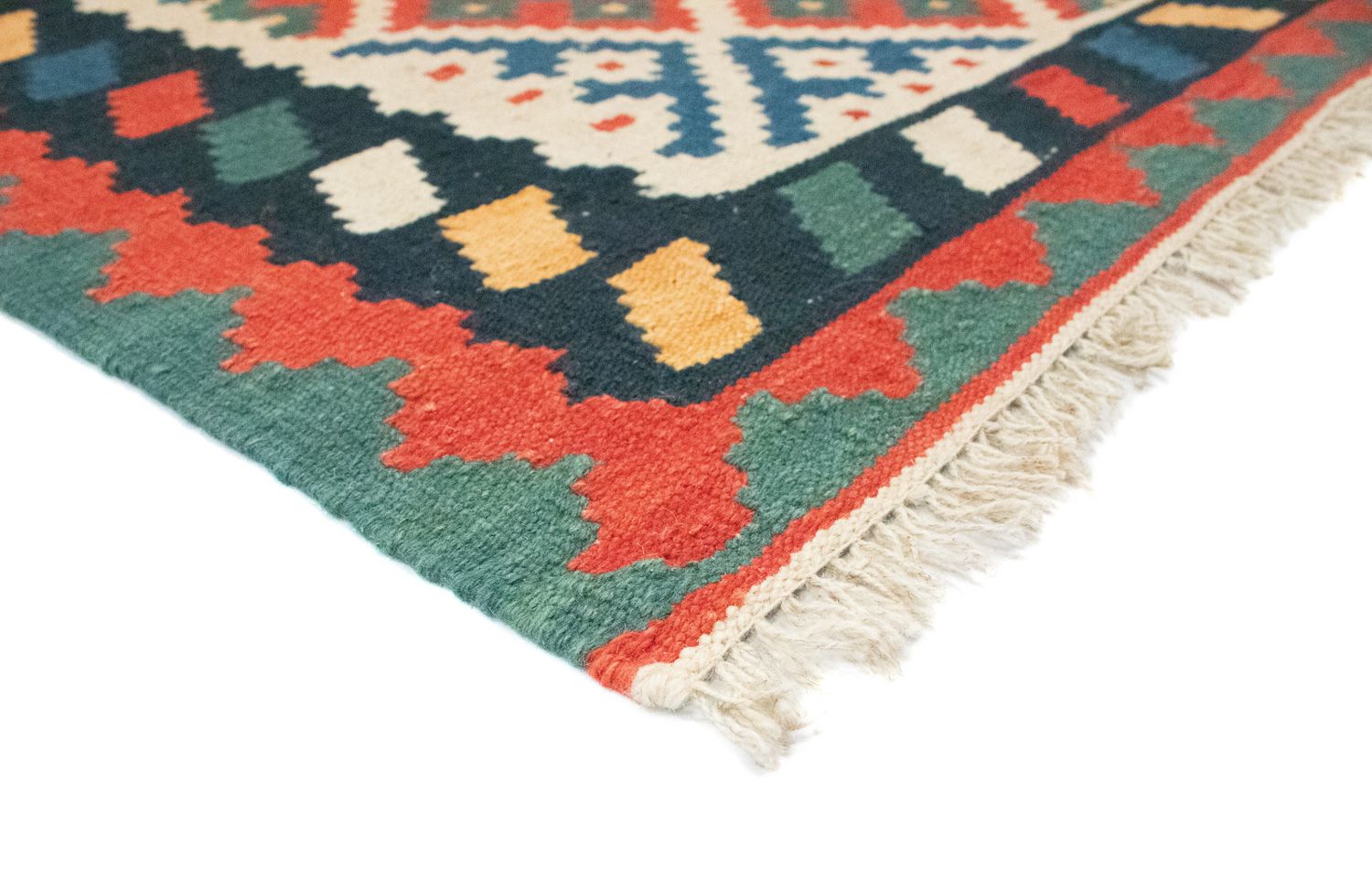 Kelim Teppich - Splash 150 x 104 cm - beige