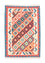 Kelim Teppich - Splash 151 x 102 cm - rot
