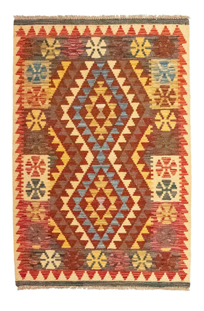 Kelim Teppich - Splash 120 x 79 cm - mehrfarbig
