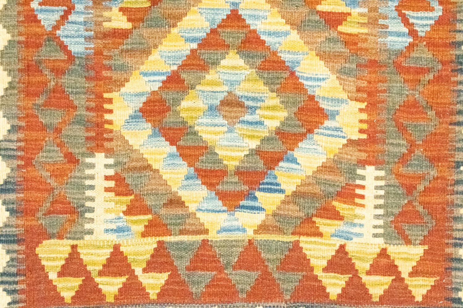 Kelim Teppich - Splash 117 x 78 cm - mehrfarbig