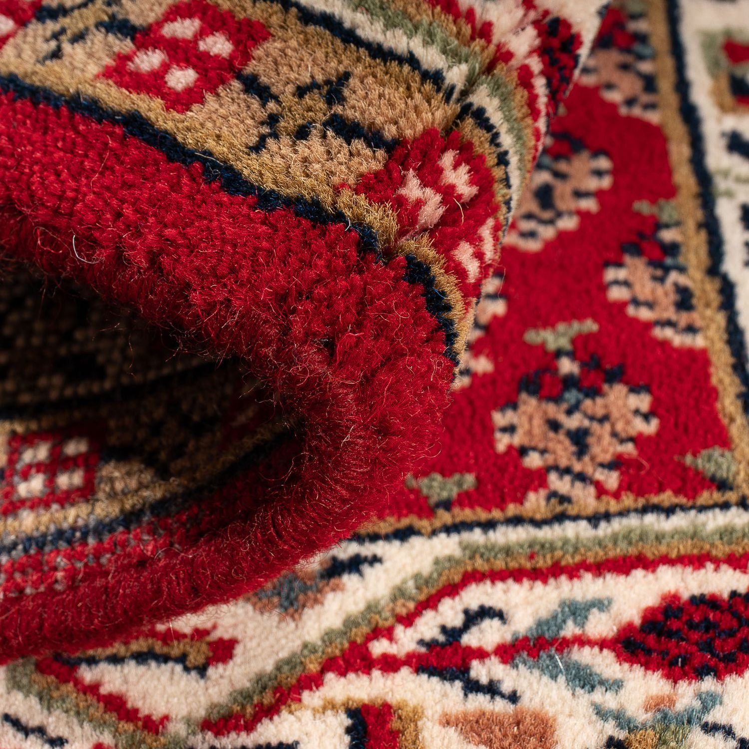 Orientteppich - Mir - Indus 90 x 60 cm - dunkelrot