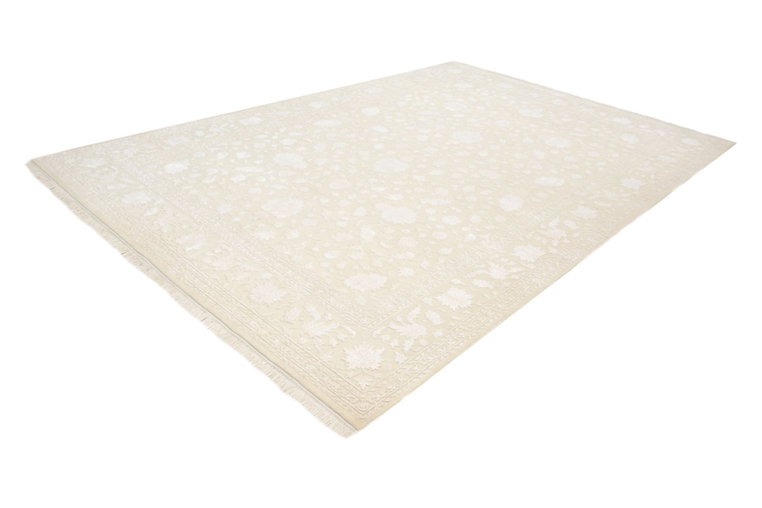 Orientteppich - 350 x 242 cm - weiß