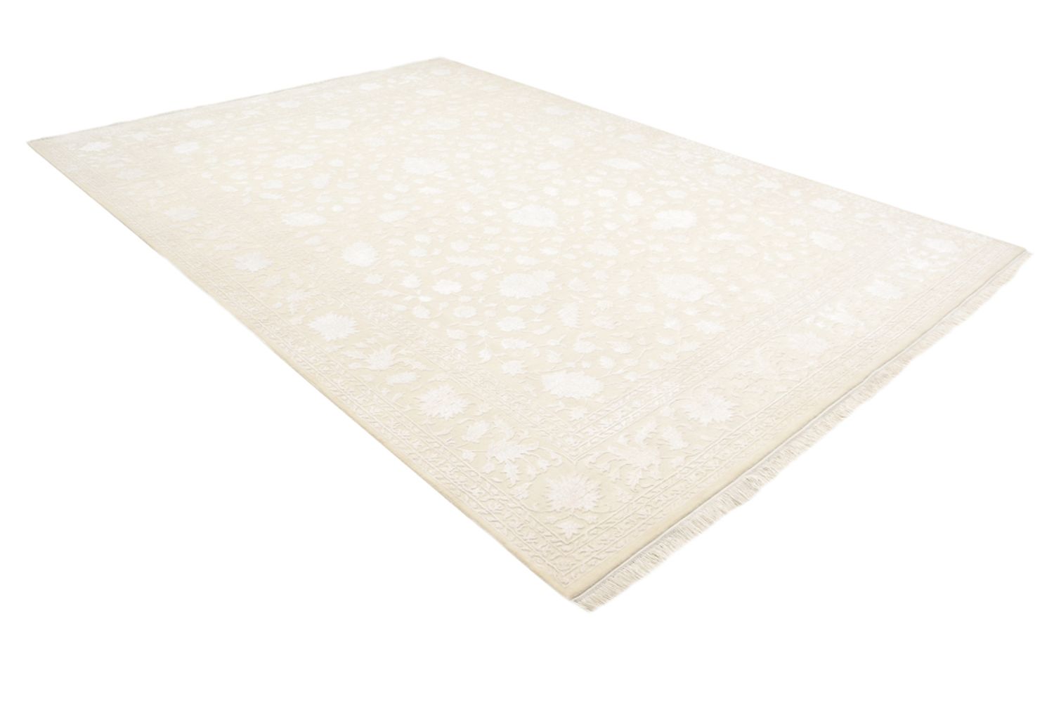 Orientteppich - 350 x 242 cm - weiß
