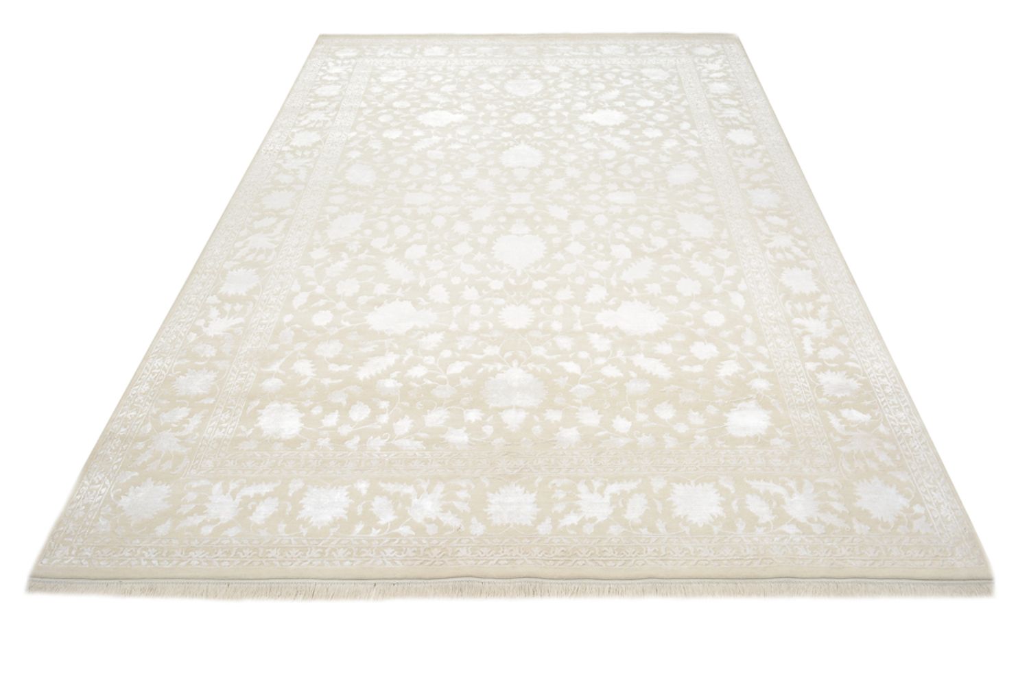 Orientteppich - 350 x 242 cm - weiß