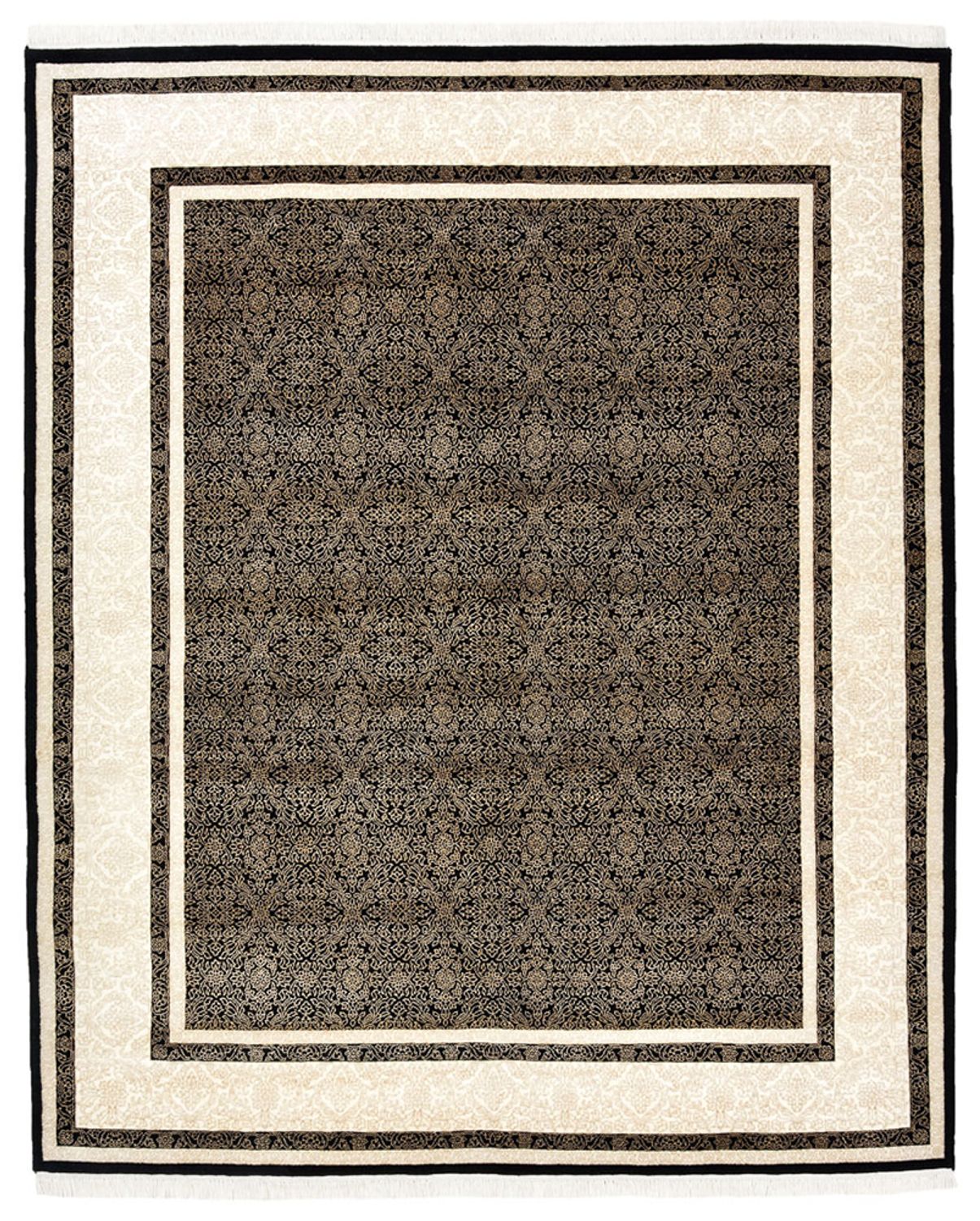 Orientteppich - 246 x 204 cm - anthrazit