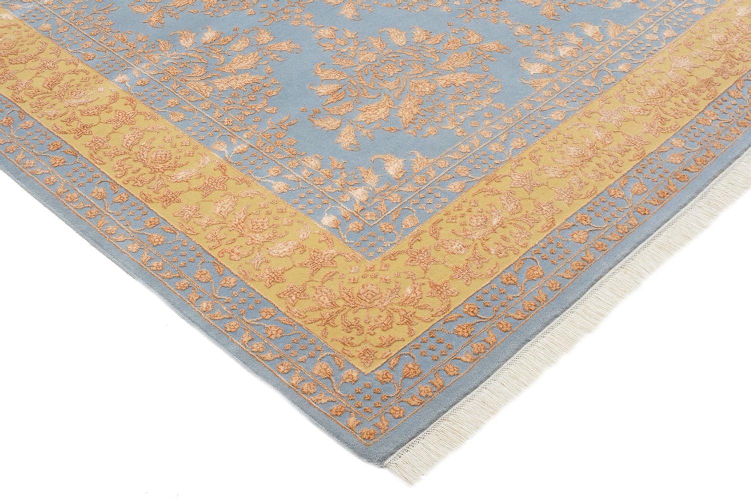 Orientteppich - 307 x 206 cm - hellblau