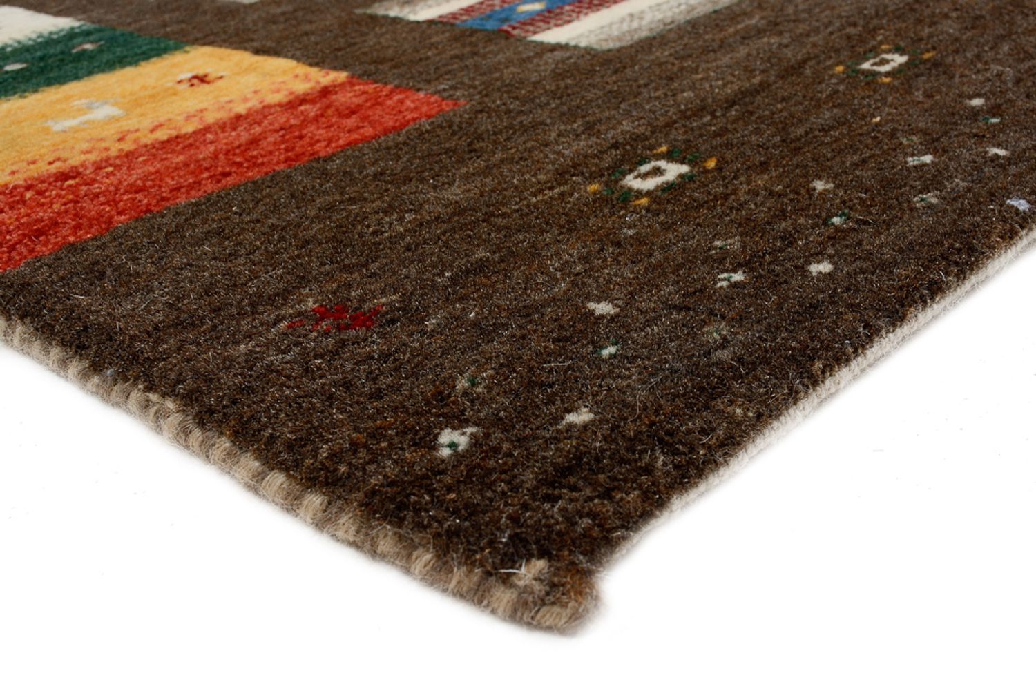 Gabbeh Teppich - Loribaft Indus - 308 x 203 cm - mehrfarbig
