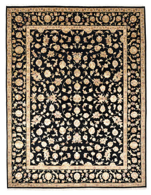 Orientteppich - Täbriz - 304 x 236 cm - dunkelblau