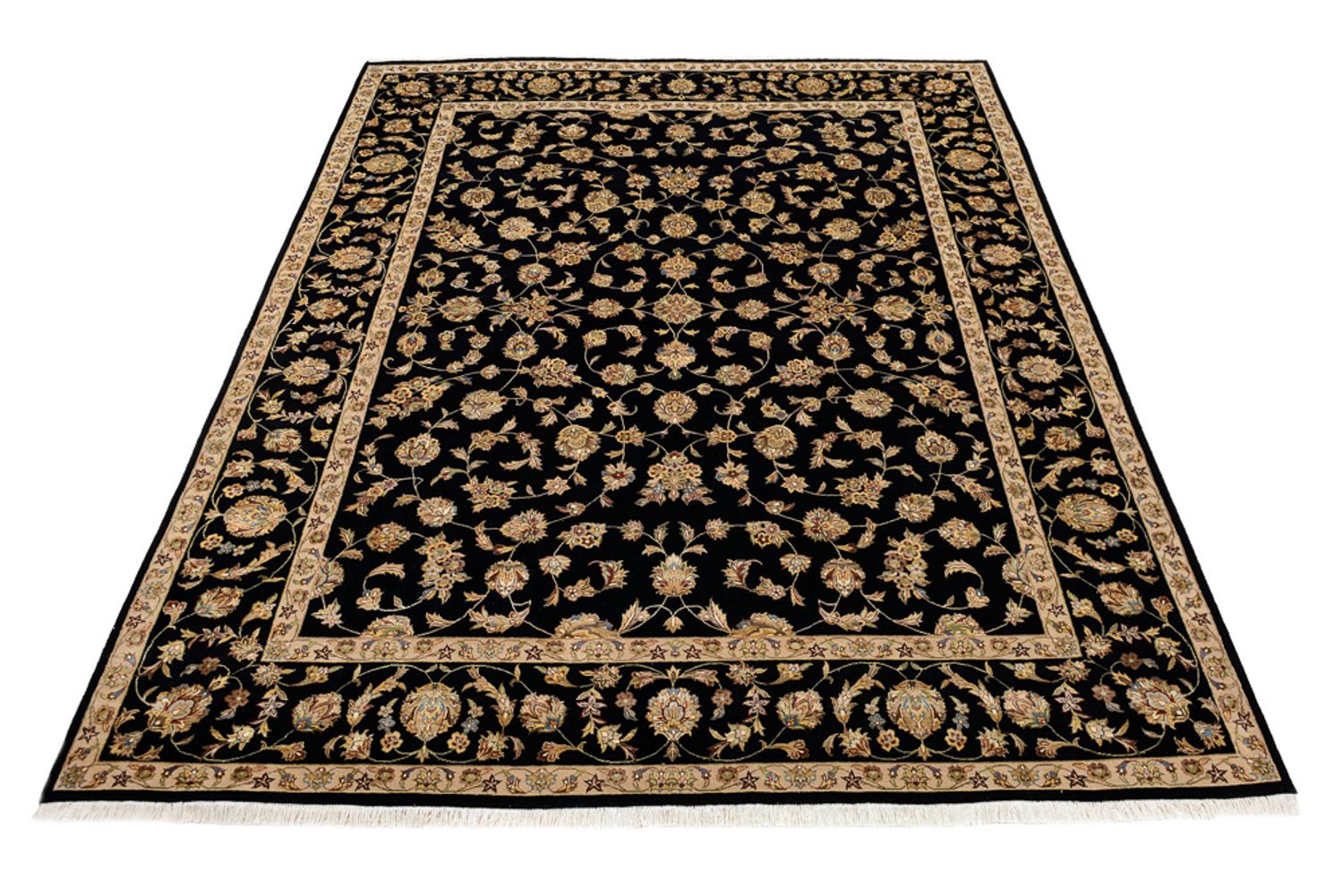 Orientteppich - Täbriz - 304 x 236 cm - dunkelblau