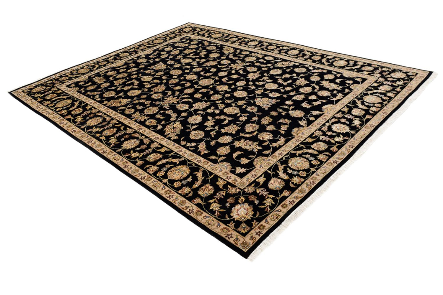 Orientteppich - Täbriz - 304 x 236 cm - dunkelblau