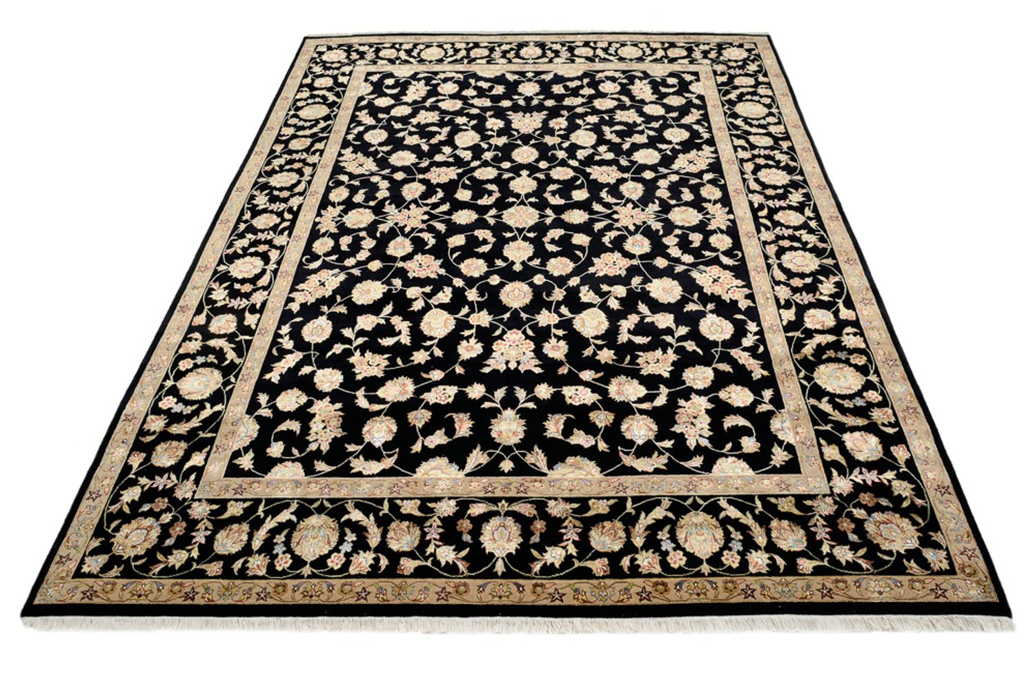Orientteppich - Täbriz - 304 x 236 cm - dunkelblau