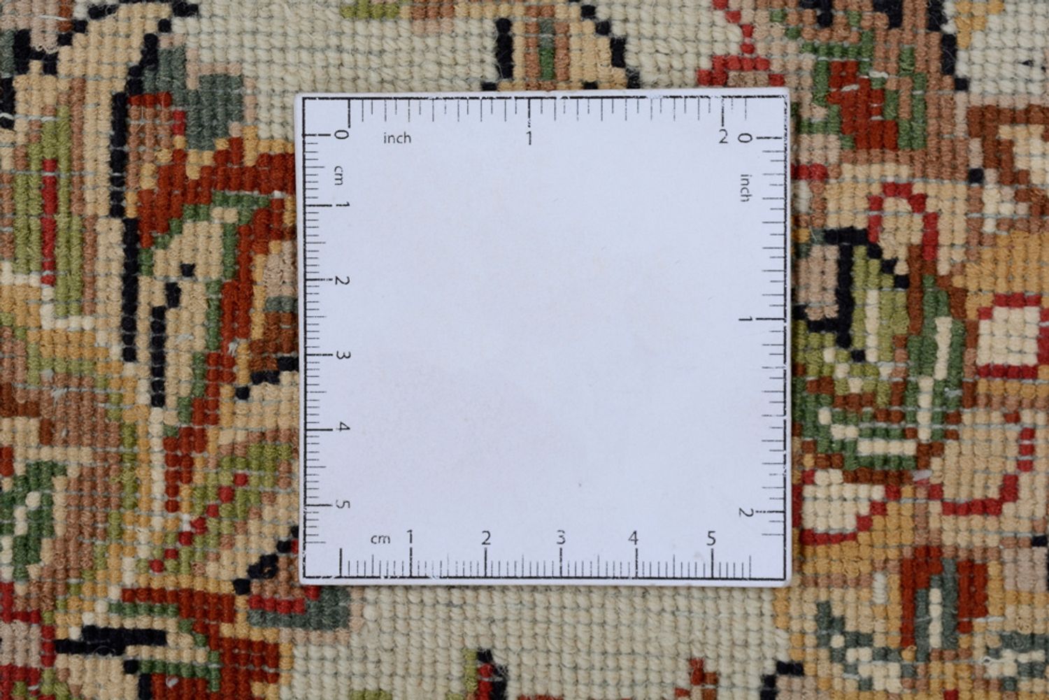 Orientteppich - Täbriz rund  - 218 x 216 cm - dunkelblau