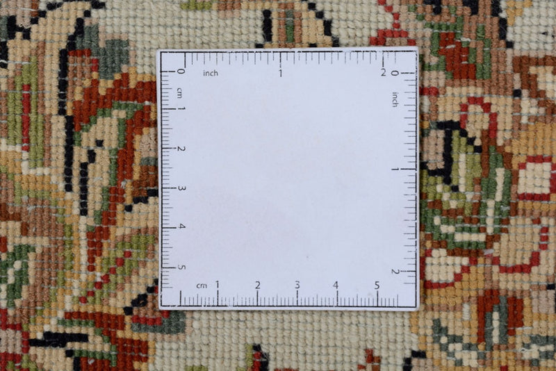 Orientteppich - Täbriz rund  - 218 x 216 cm - dunkelblau