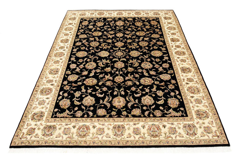 Orientteppich - Täbriz - 214 x 155 cm - dunkelblau