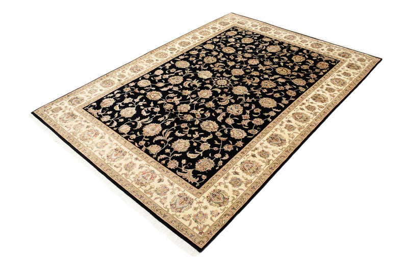 Orientteppich - Täbriz - 214 x 155 cm - dunkelblau