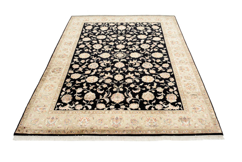 Orientteppich - Täbriz - 214 x 155 cm - dunkelblau