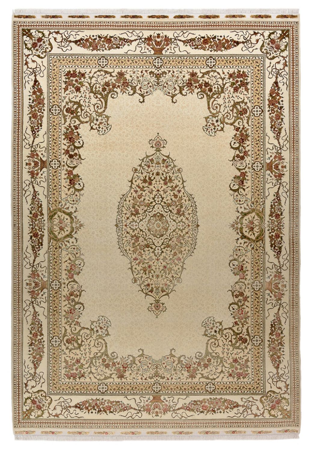 Orientteppich - Täbriz - 304 x 209 cm - creme