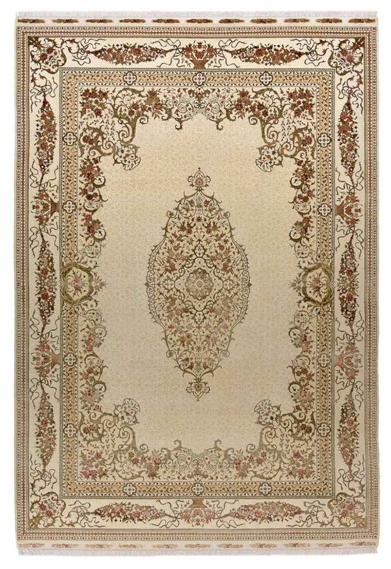 Orientteppich - Täbriz - 304 x 209 cm - creme