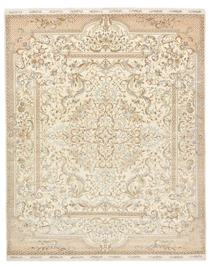 Orientteppich - Täbriz - 309 x 247 cm - creme