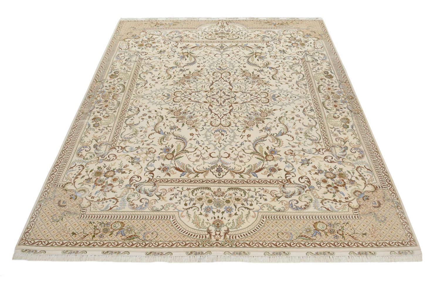 Orientteppich - Täbriz - 309 x 247 cm - creme