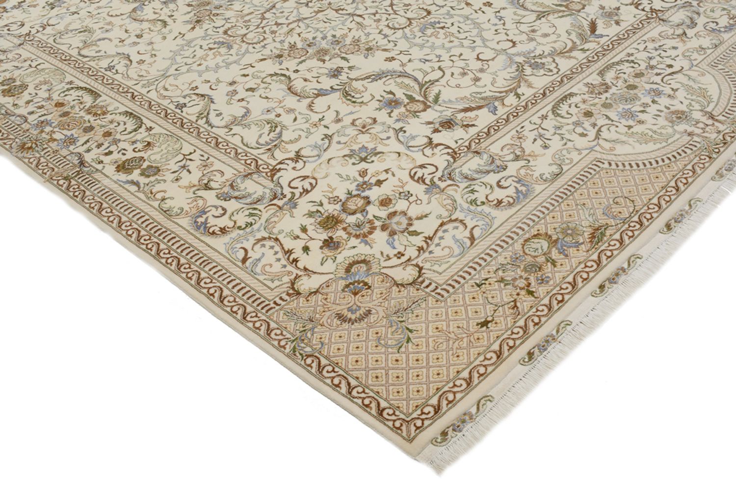 Orientteppich - Täbriz - 309 x 247 cm - creme