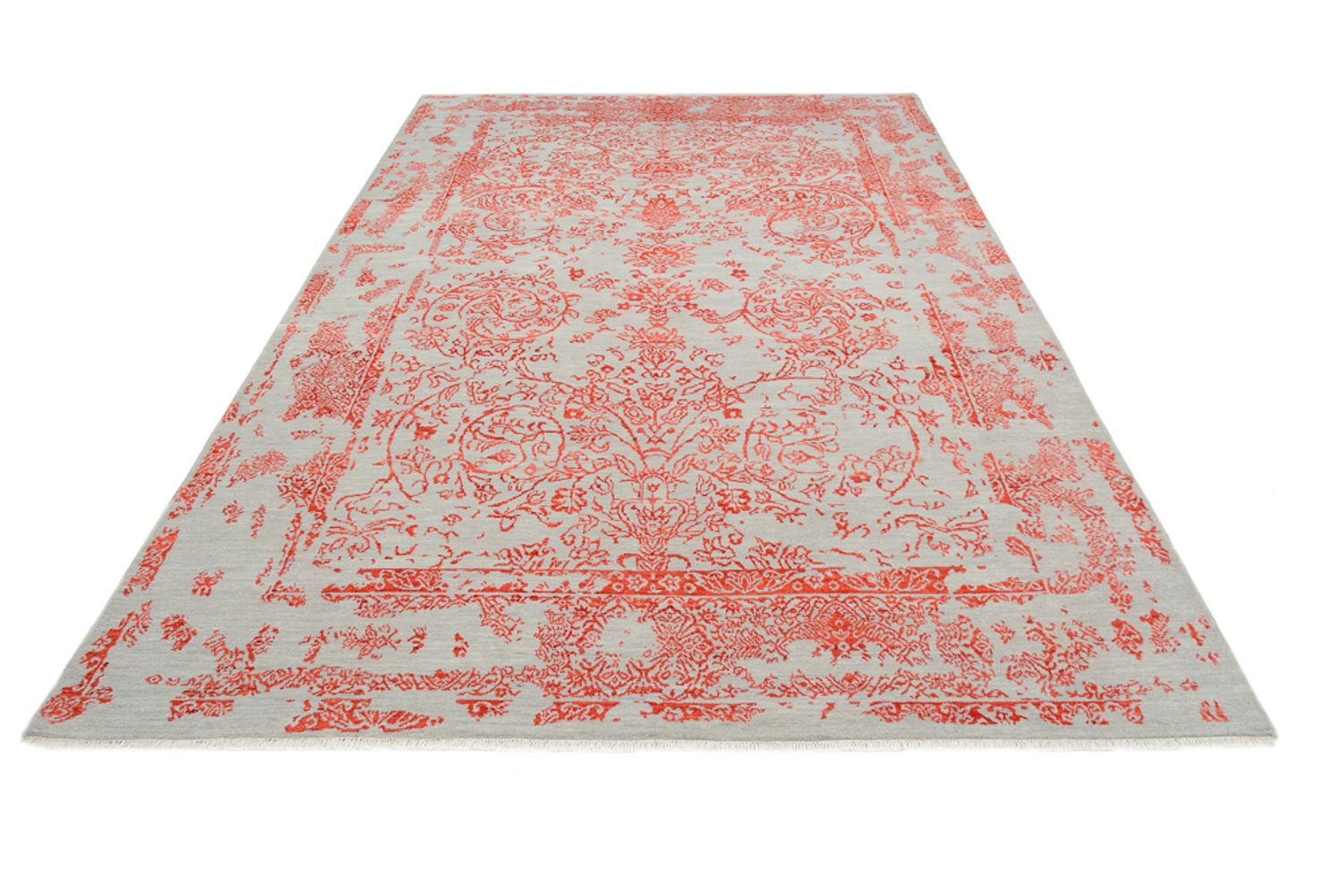 Designer Teppich - 279 x 186 cm - rosa