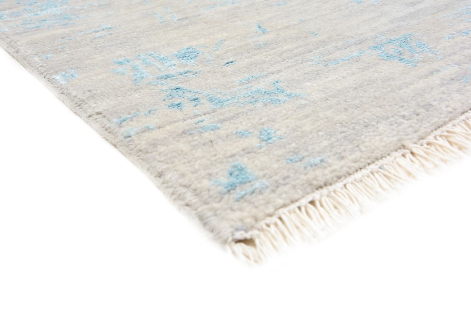 Designer Teppich quadratisch  - 301 x 301 cm - hellblau